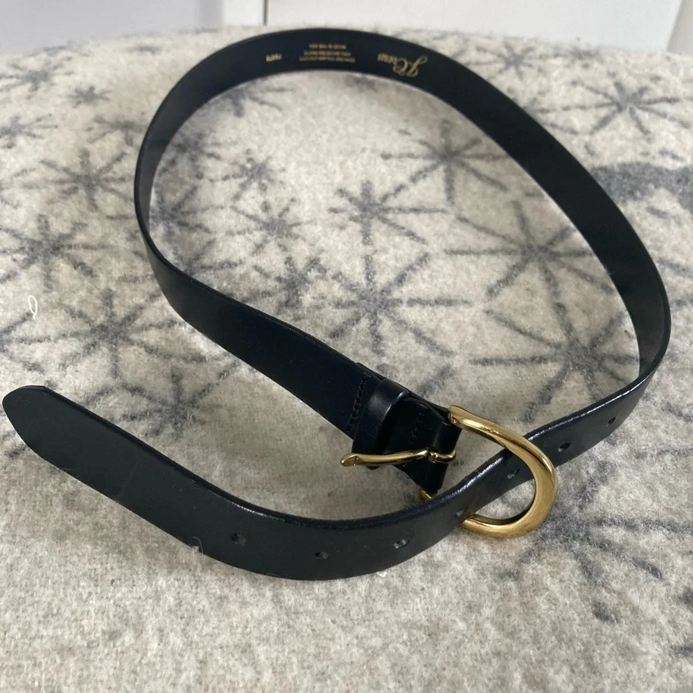 J. Crew Italian Leather Black Belt - Picture 4 of 4